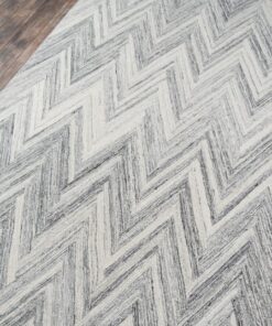 Grey Flatweave Area Rug