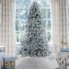 7′ Prince Flock Artificial Christmas Tree Unlit