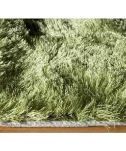 Green Shag Area Rug