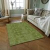 Green Shag Area Rug