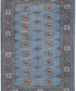 Grey Bokhara Chic Area Rug