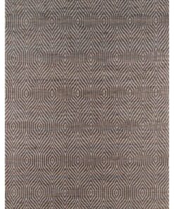 Grey Geometric Area Chic Rug