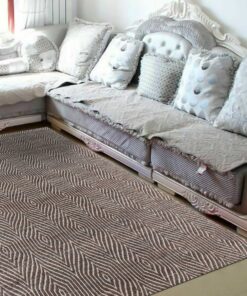 Grey Geometric Chic Area Rug