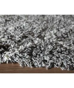 Grey Shag Area Chic Rug