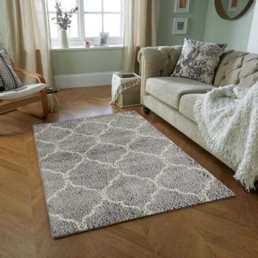 Grey Shag Area Rug