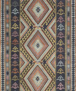 Multicolor Flatweave Area Rug