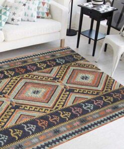 Multicolor Flatweave chic Area Rug