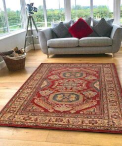 Red Southwestern Area Rug